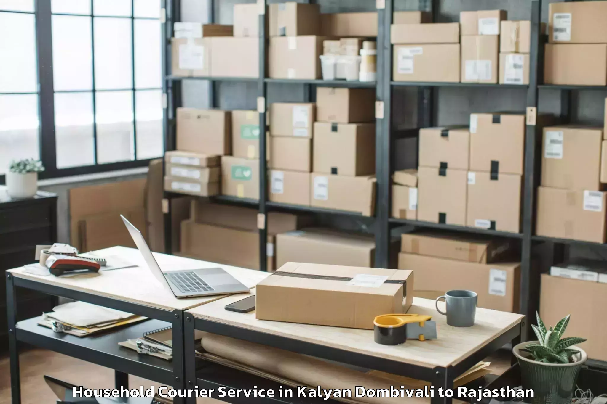 Reliable Kalyan Dombivali to Hanumangarh Household Courier